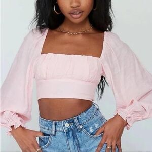 Princess Polly Coquette cottagecore puff sleeve blouse